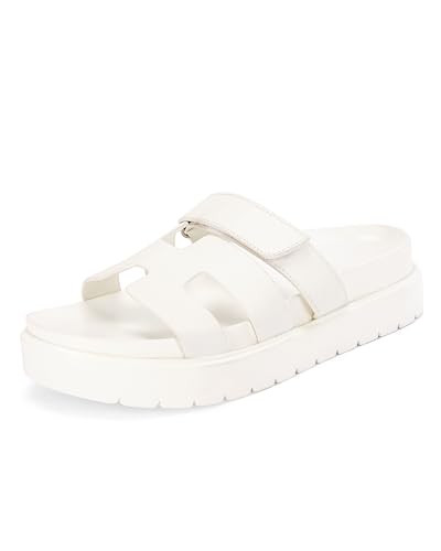 Women's Platform Slide Sandals Open Toe Non Slip Thick Sole Slip on Summer Shoes | Amazon (US)