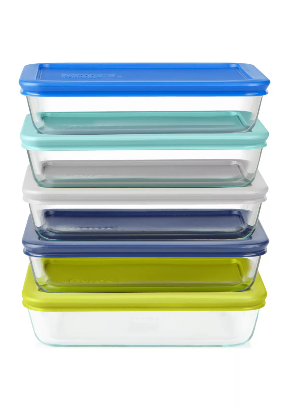 Pyrex10 Piece Glass Meal Prep Storage Set | Belk