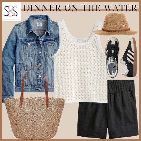 This tank with linen shorts is a must have for your summer vacation travel outfit! Paired with adidas sambas, you can stay polished and comfy!

#LTKStyleTip #LTKSeasonal #LTKTravel