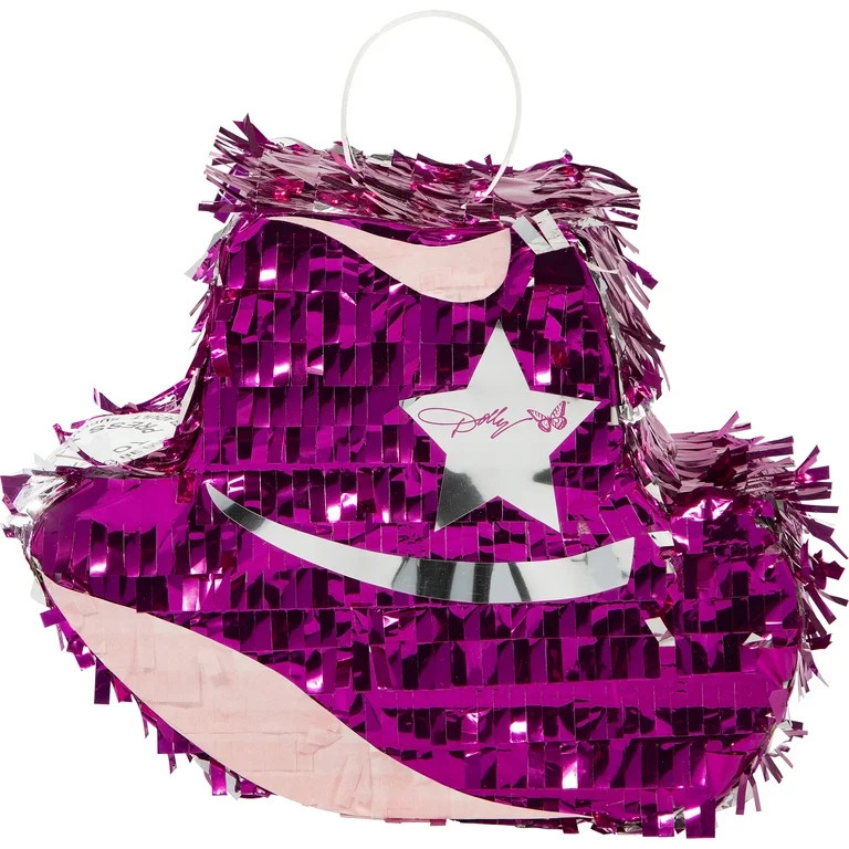 Dolly Parton Pink Cowboy Hat Party Pinata | Walmart (US)