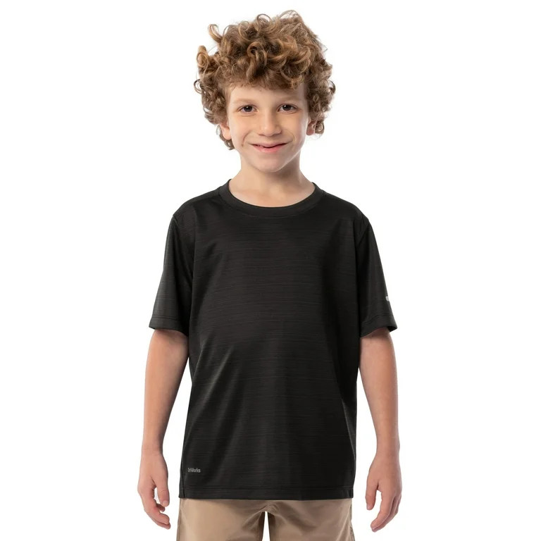 Athletic Works Boy's Short Sleeve Core Tee, Sizes 4-18 & Husky | Walmart (US)