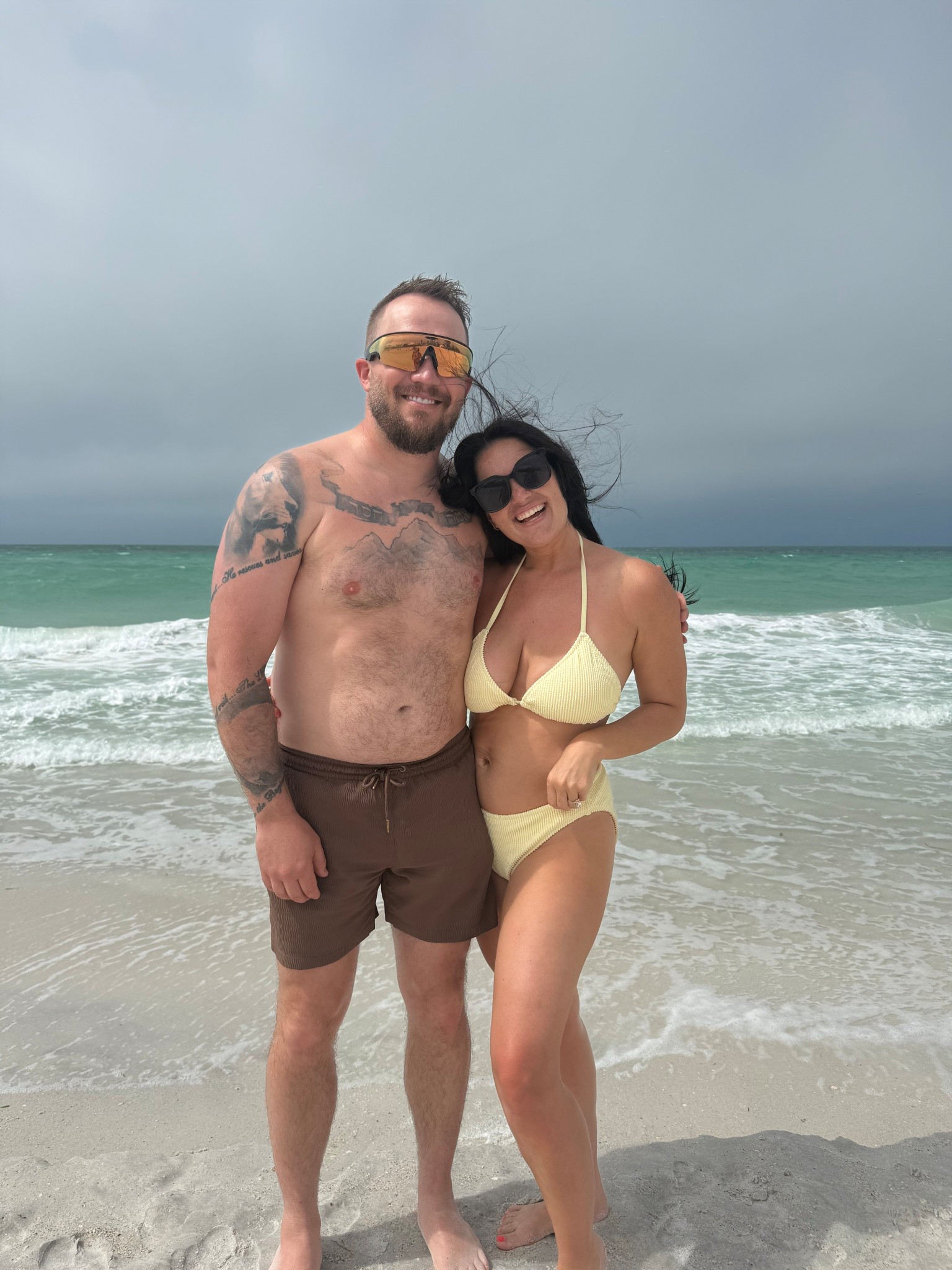 Windy beach day fits! 

#LTKSwim #LTKootd #LTKfitnessgoals