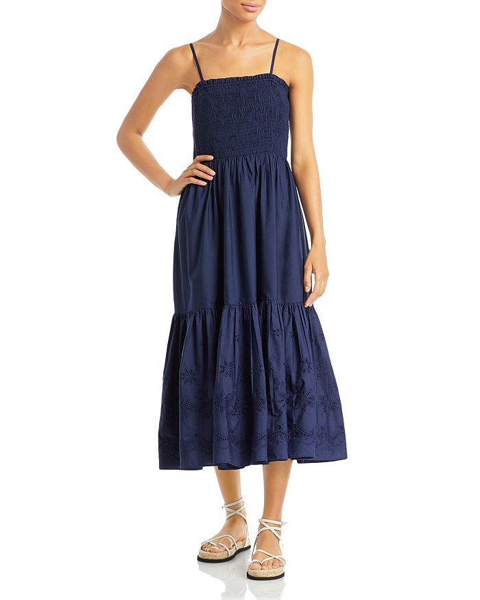 Sleeveless Smocked Eyelet Dress - 100% Exclusive | Bloomingdale's (US)