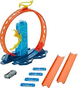 Hot Wheels Track Builder Unlimited Playset Loop Kicker Pack, 10 Track Component Parts & 1:64 Scal... | Amazon (US)