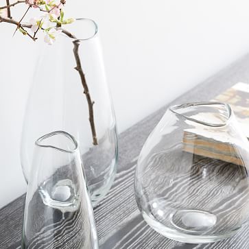 Organic Glass Vases | West Elm | West Elm (US)