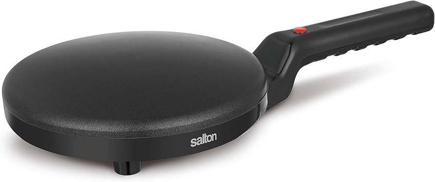 Salton Electric Crepe Maker With Bonus Batter Dish and Spatula with Non-Stick Cooking Surface, Au... | Amazon (CA)