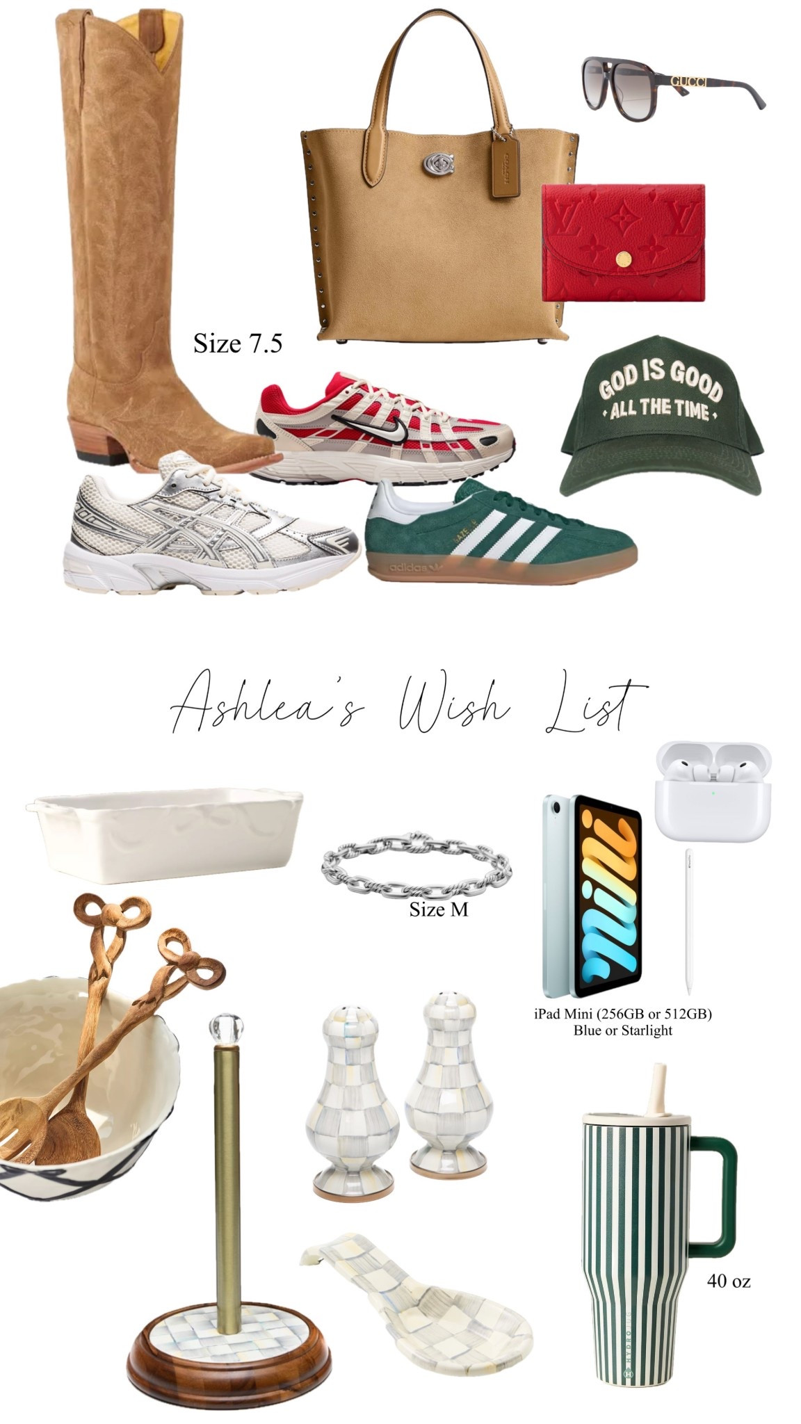Ashlea’s Wish List 

#LTKmomlife #LTKHoliday #LTKGiftGuide