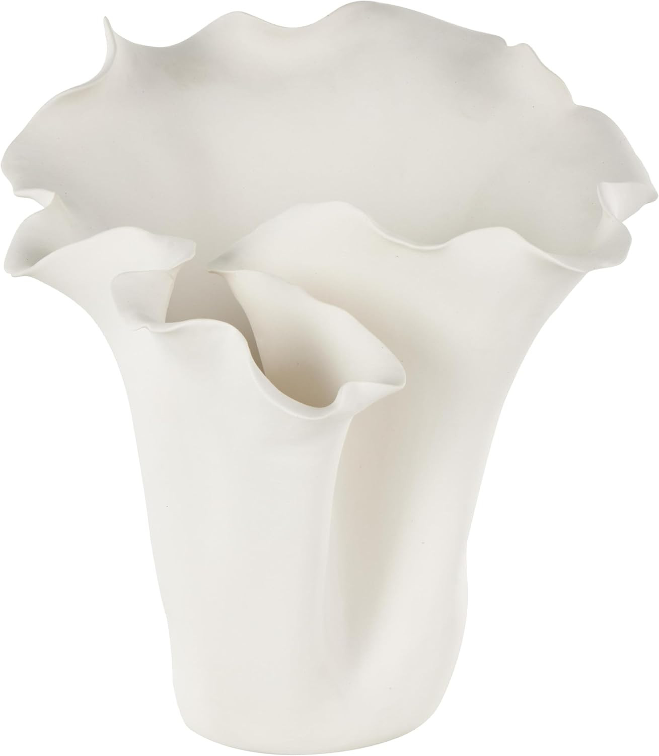 Deco 79 Ceramic Floral Decorative Vase, Abstract Floral Inspired Centerpiece, Flower Vase for Hom... | Amazon (US)