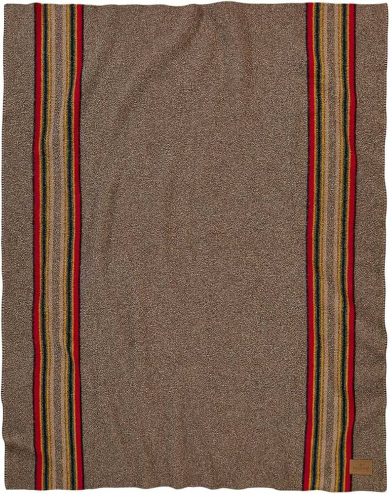 Pendleton Yakima Camp Wool Throw Blanket, Mineral Umber, One Size | Amazon (US)