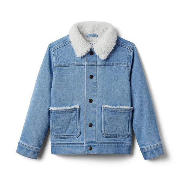 Denim Sherpa Lined Jacket | Janie and Jack
