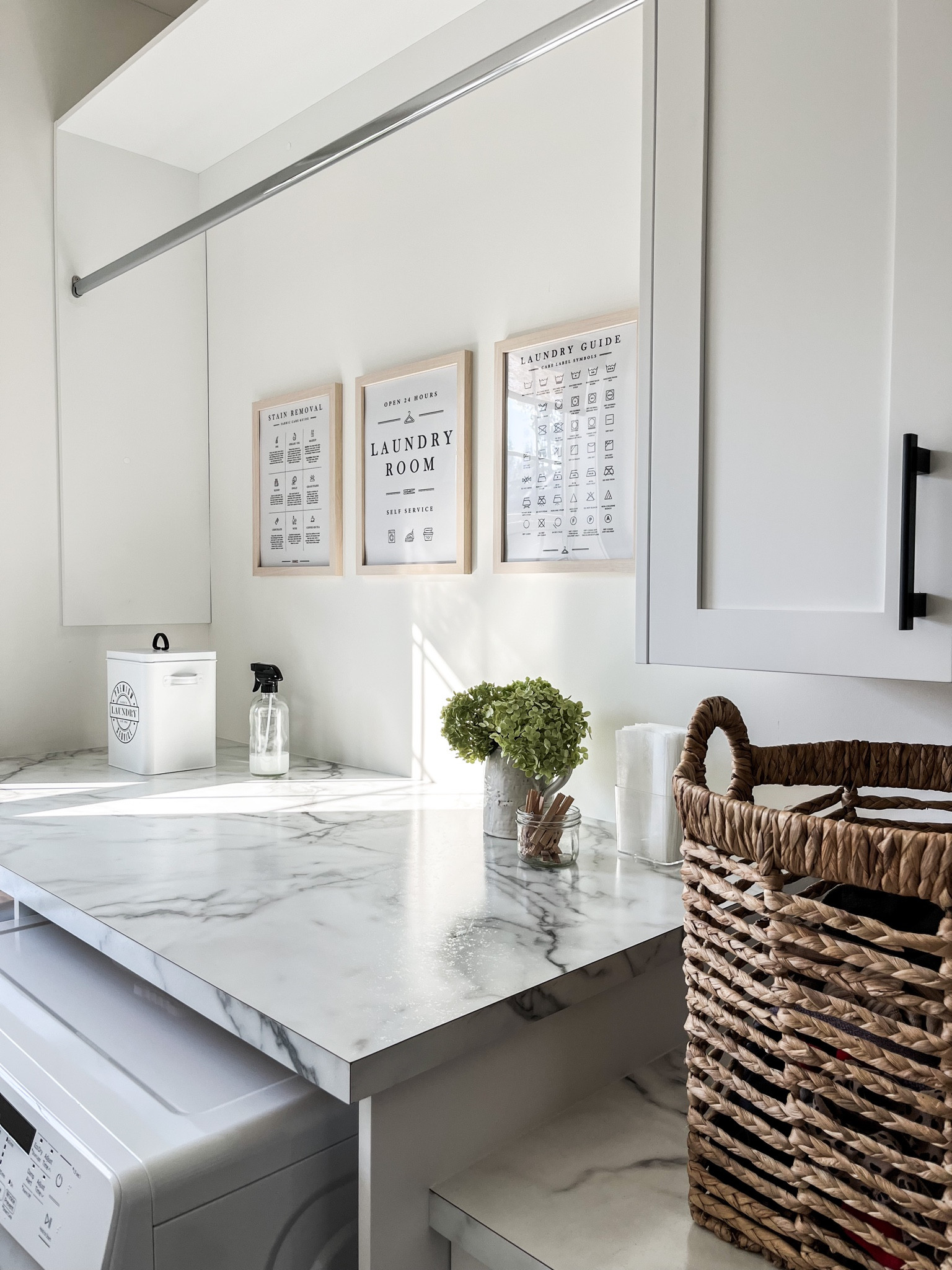 H O M E / lots of laundry to catch up on after being away this weekend 😕…helps to love your laundry room tho…just a couple pretty things can make a world of difference ☺️ 

My countertop laundry baskets are from HomeSense & I love them 😉

Amazon Canada | Storage + Decor

#LTKhome #LTKfindsunder50