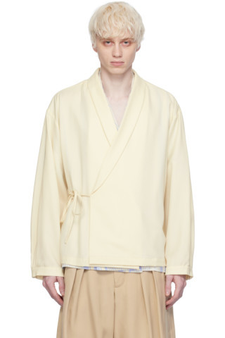 Off-White Wrap Tie Shirt | SSENSE