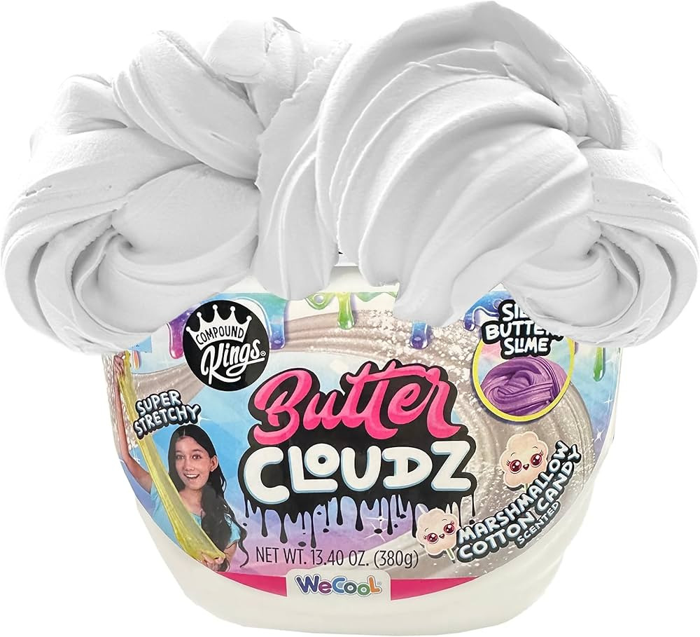 COMPOUND KINGS Fluffy Butter Cloudz Compound Bucket for Girls & Boys | Sensory Toys | Non-Toxic &... | Amazon (US)