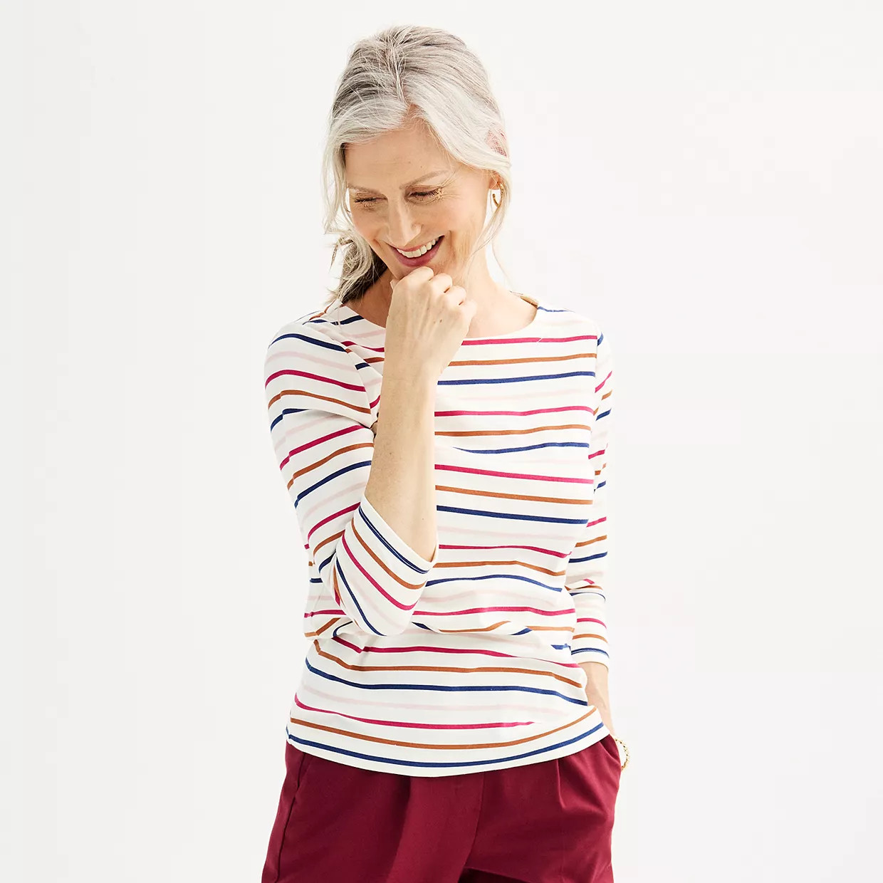 Women's Croft & Barrow® Boatneck Top | Kohl's