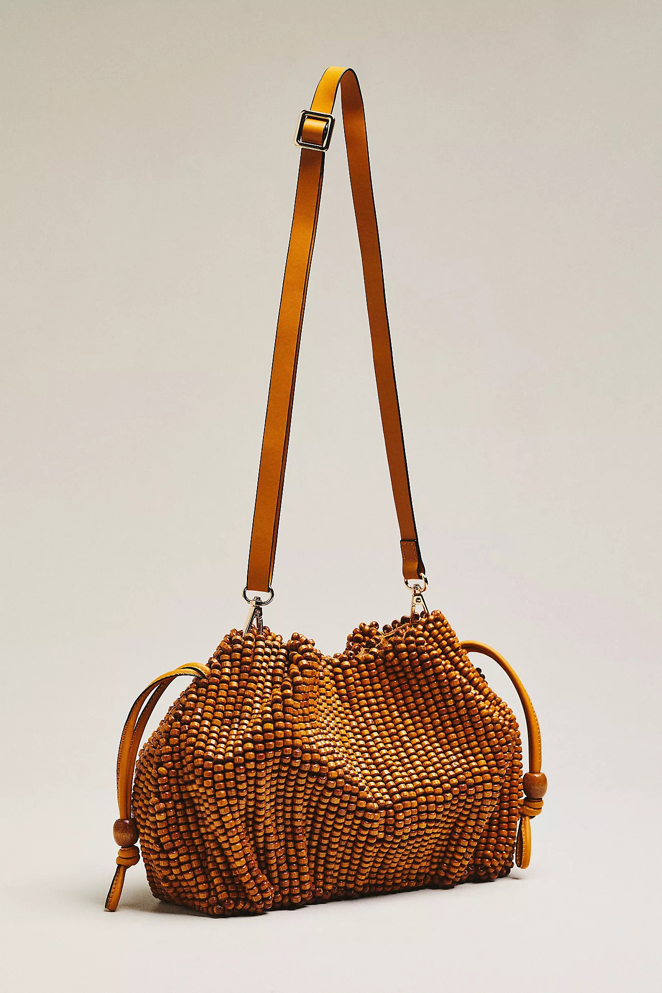 Celandine Beaded Cinched Clutch Bag | Anthropologie (US)