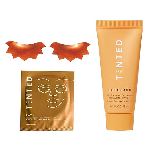 Live Tinted Travel Duo: Includes Travel-sized Hueguard 3-in-1 Mineral Sunscreen SPF 30 0.5oz & 1-... | Amazon (US)