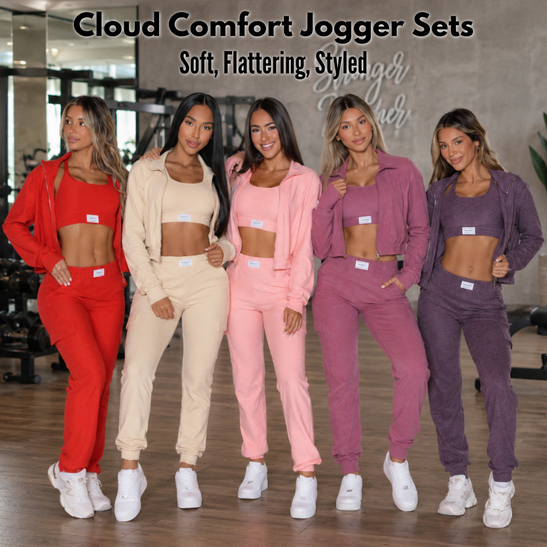 Bombshell Sportswear | Cloud Comfort Joggers, Cloud Lounge Sports Bra & Cloud Full Length Jacket | Matching Sets

Cloud Comfort Jogger Sets: Soft, Flattering, Styled

For the days you want to feel cozy but still look cute, sculpted, and put together. 

These Bombshell Sportswear Cloud Comfort Joggers, Cloud Lounge Bra, and Cloud Full Length Jacket sets have that matching-set look that makes comfy activewear feel instantly styled.

This is the upgrade from basic sweats — soft joggers that still flatter, a lounge bra that gives the outfit shape, and a matching jacket that makes the whole set feel complete enough to wear out.

Why these are worth clicking:
• Soft Cloud Comfort Joggers that feel comfy without looking sloppy
• Matching Cloud Lounge Bra for a sporty, flattering set
• Cloud Full Length Jacket that pulls the whole outfit together
• Easy color options for mixing, matching, and rewearing
• Cozy activewear that still looks intentional and styled

Perfect for Bombshell Sportswear jogger sets, matching athleisure sets, cozy gym outfits, lounge outfits, travel day outfits, airport outfits, coffee runs, errands, hot girl walks, pilates warmups, casual weekend outfits, soft joggers, comfy activewear, and cute matching workout sets.

These are the sets you’ll reach for when you want comfort, but still want the outfit to look like you tried.

↓ Everything is linked!

#LTKActive #LTKSaleAlert #LTKTravel