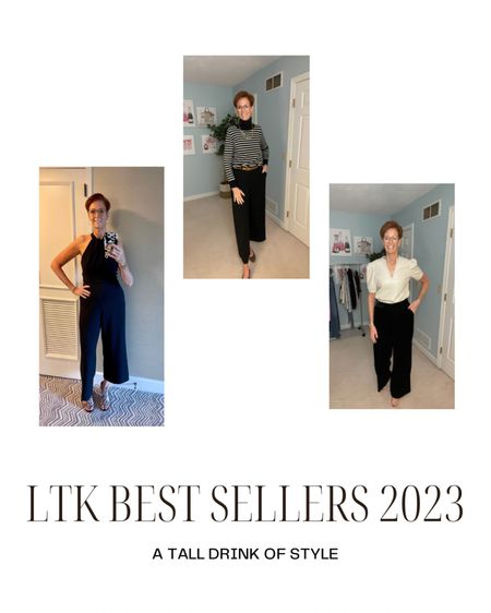 Best sellers in my LTK shop 2023
Black jumpsuit wearing a size 8
Black pants wearing a size 10
Cream faux leather top wearing a size mediumm

#LTKstyletip #LTKparties #LTKover40