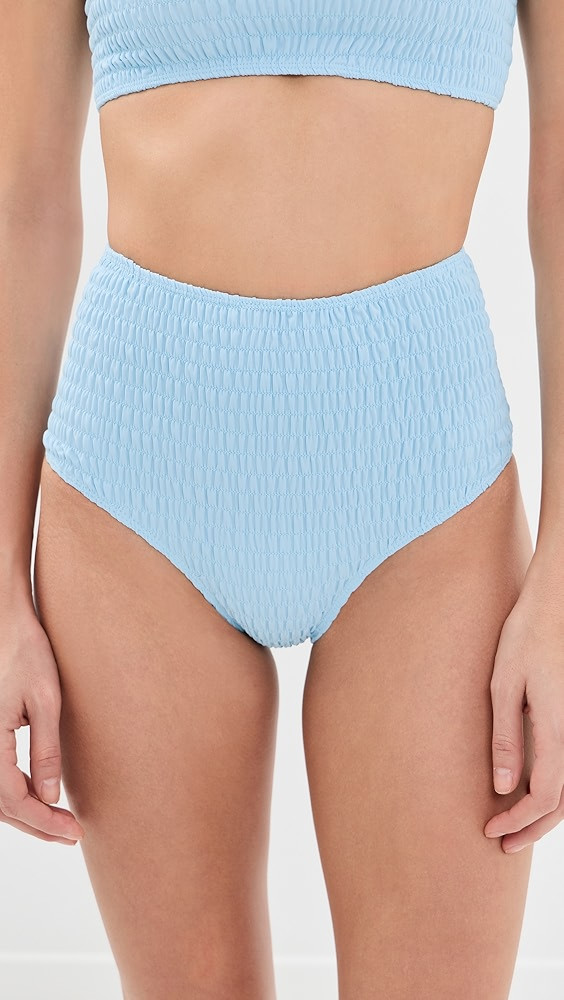 Amabel Smocked Bikini Bottoms | Shopbop