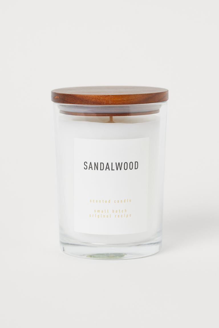 Scented candle in glass holder | H&M (UK, MY, IN, SG, PH, TW, HK)