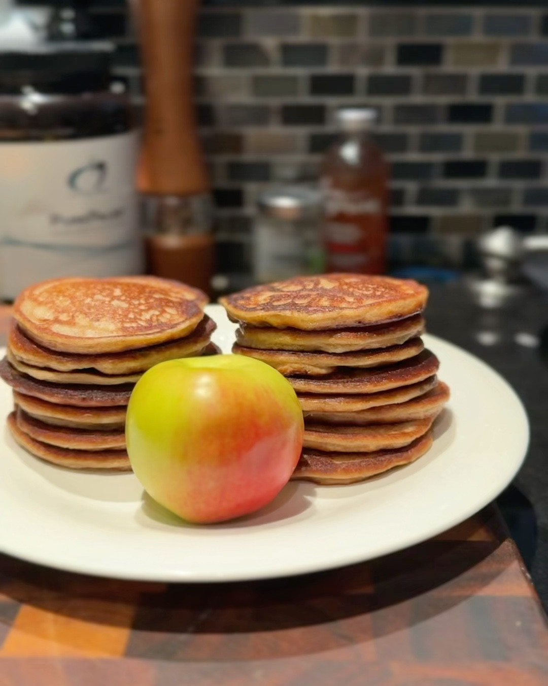 Easy protein packed Sunday pancakes. This week it was Apple oats base that I left to ferment for a few hours. I linked everything you need to make this just add eggs and baking powder and enjoy!!!🥞

#LTKFamily #LTKSeasonal #LTKHome