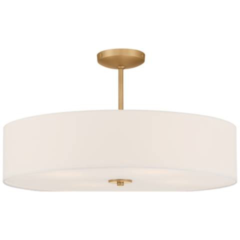 Access Mid Town 24" Wide  Antique Brushed Brass LED Pendant Light - #624H3 | Lamps Plus | Lamps Plus