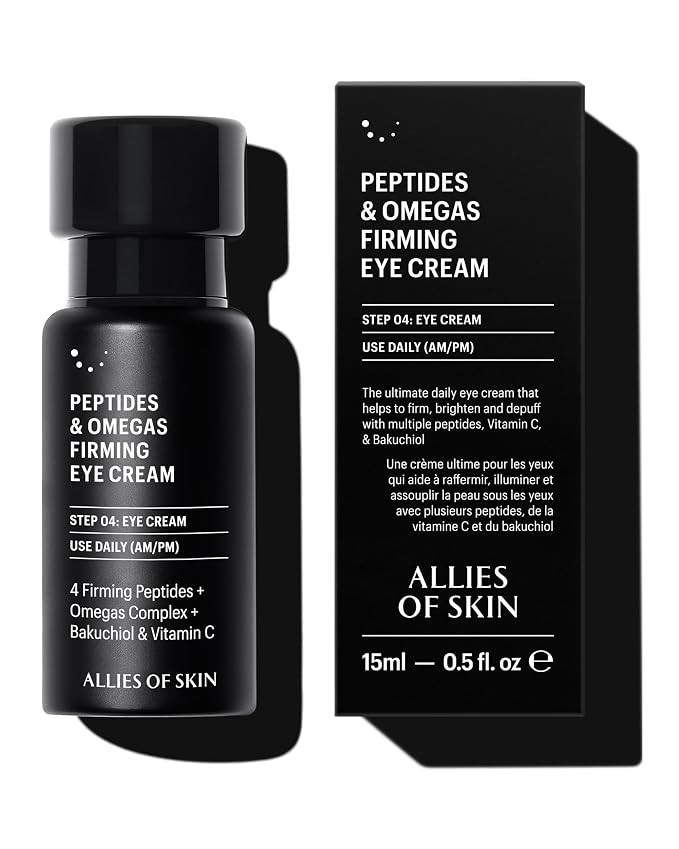 Allies of Skin Peptides Firming Eye Cream | Under Eye Moisturizer for Dark Circles & Puffiness | ... | Amazon (US)