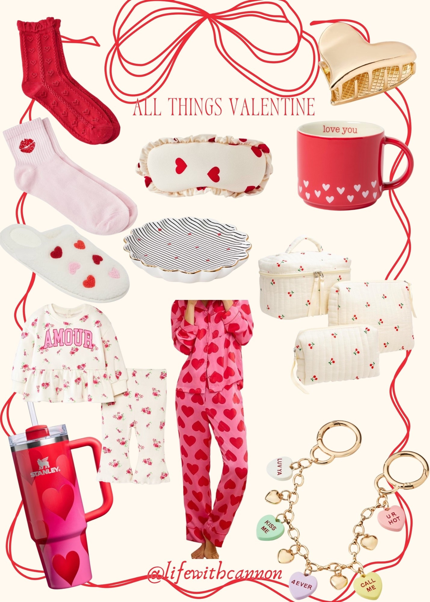 All the cutesy Valentine’s Day things! For yourself, a friend or gf! Found the cutest stuff!!! #valentinesday 

#LTKmorningroutine #LTKdayinmylife #LTKSeasonal