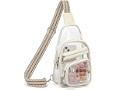 Sisipoet Clear Bag for Stadium Events, Clear Crossbody Concert Bag, Fanny Pack for Women Men, See... | Amazon (US)