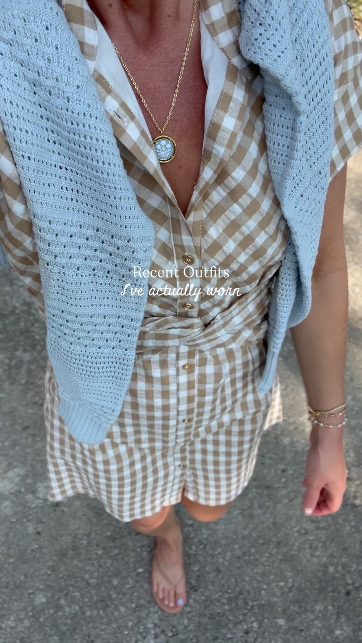 Recent Outfits🤎

Follow @megmason_creative for daily outfit ideas!

These classic outfits are all great for early fall…when you’re so ready for the new season, but it’s still hot outside. Between the gingham dress, red activewear set, brown button-down shirt, and rugby shirt, I’ve been wearing a little bit of everything! 

 #momoutfit #dailylooks #whatiwore #momootd #outfitideas @Duffield Lane  @rhone @zsupplyclothing classic style, mom outfit, daily outfits, sale alert

#LTKootd #LTKSaleAlert #LTKSeasonal