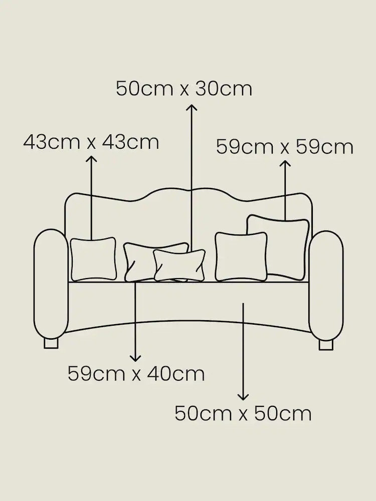 Yard Saffron Yellow Bertie 100% Washed Cotton Velvet 45 x 45cm Cushion | Next US