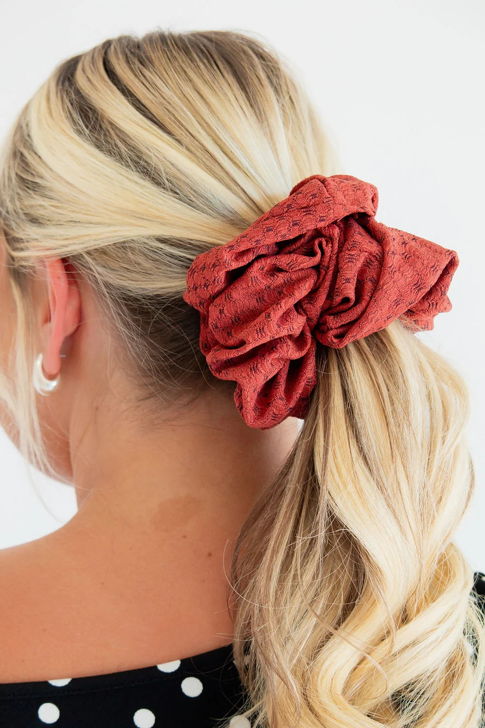 Cabernet Jumbo Scrunchie | Shop Andi