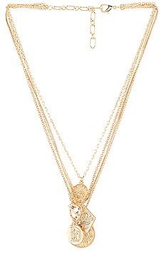 Amber Sceats Layered Coin Necklace in Gold from Revolve.com | Revolve Clothing (Global)