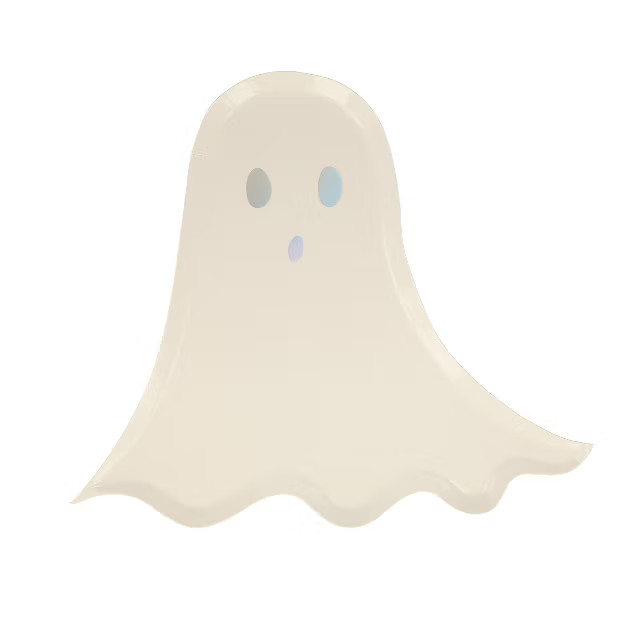 Meri Meri Ghost Plates (Pack of 8) | Target