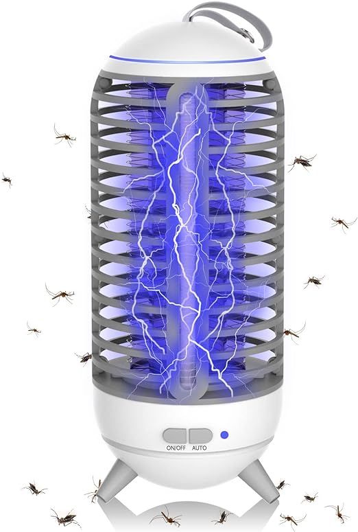 Bug Zapper with Auto Light Sensor, Cordless & Rechargeable Mosquito Zapper Indoor Outdoor, 2 in 1... | Amazon (US)