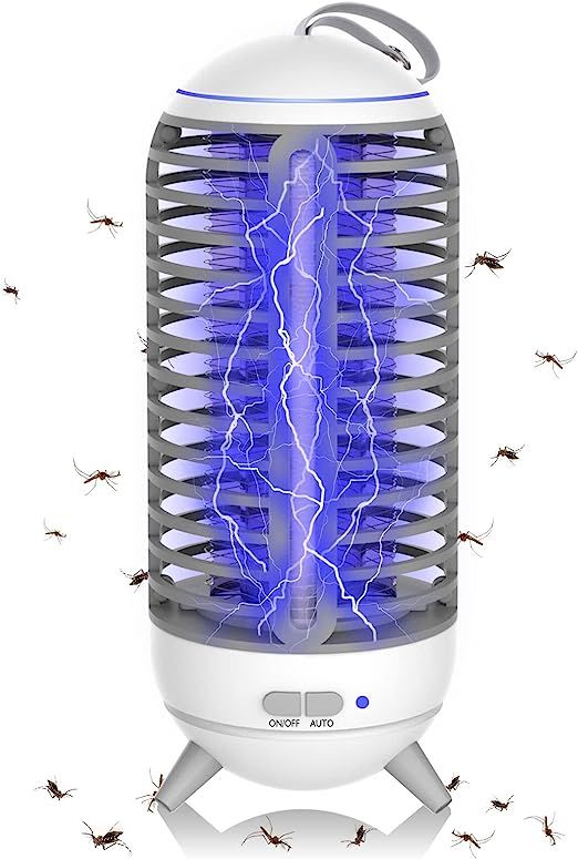 Bug Zapper with Auto Light Sensor, Cordless & Rechargeable Mosquito Zapper Indoor Outdoor, 2 in 1... | Amazon (US)