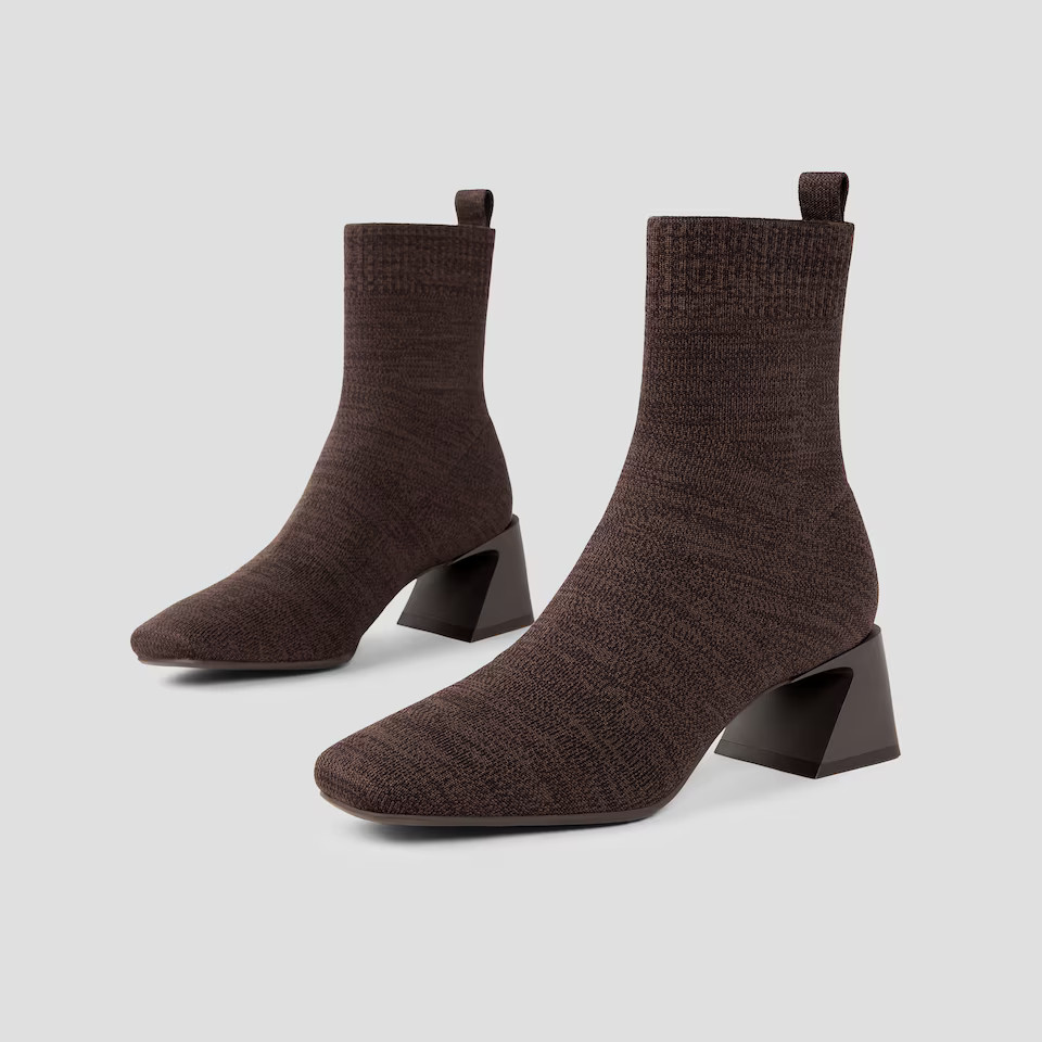 New
      
    Square-toe Water Repellent Bootie | VIVAIA