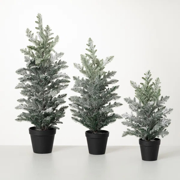 Starnes Faux Pine Tree in Pot | Wayfair North America