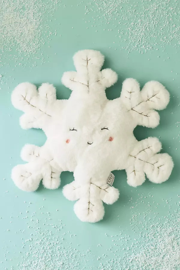 Icy Snowflake Plush Kids Toy | Anthropologie (US)