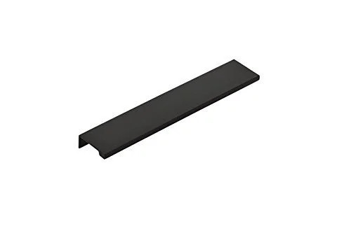 Emtek 8" C-C Cabinet Edge Pull, US19 Flat Black | Walmart (US)