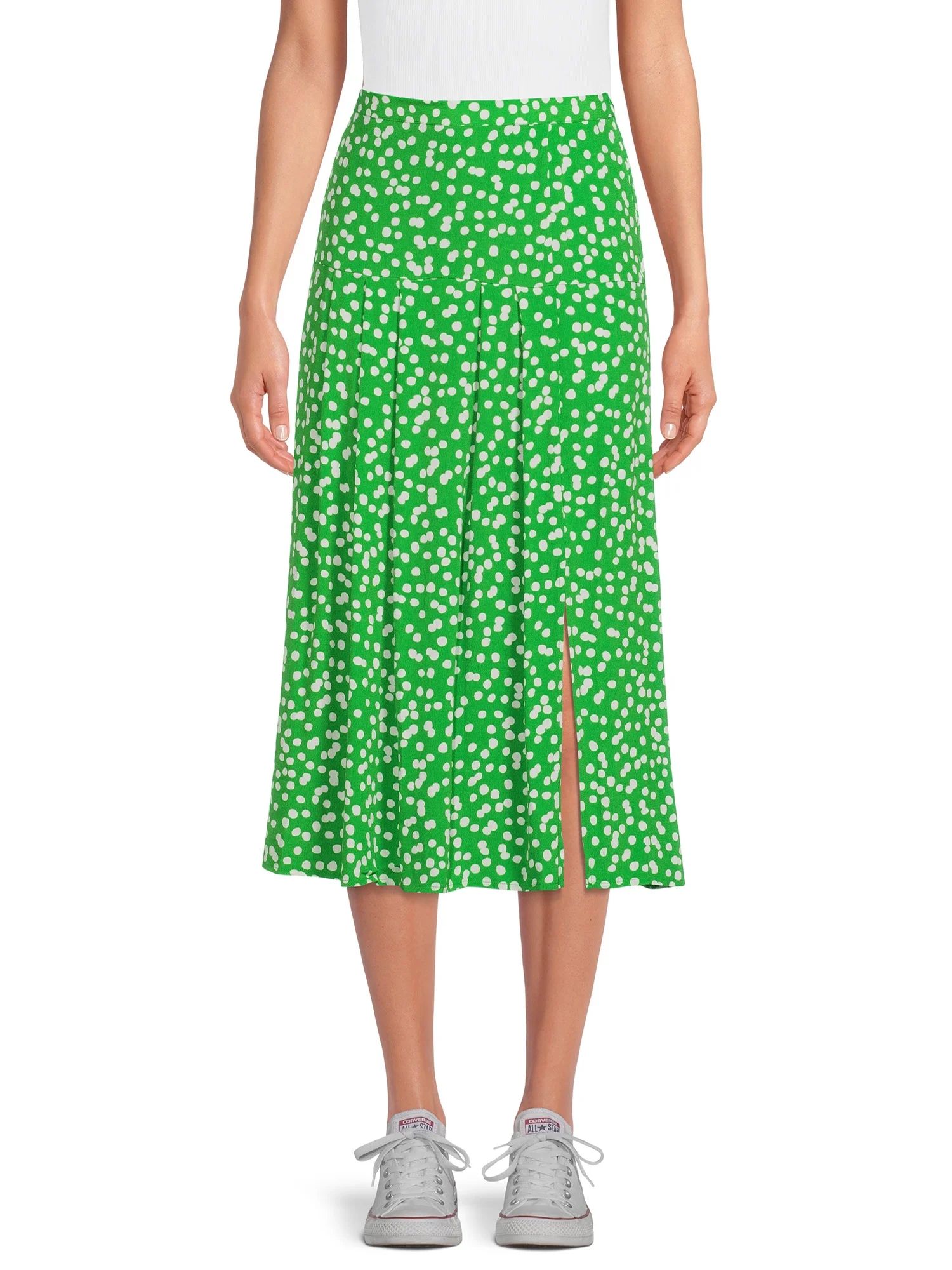 The Get Women's Slip Skirt with Slit | Walmart (US)