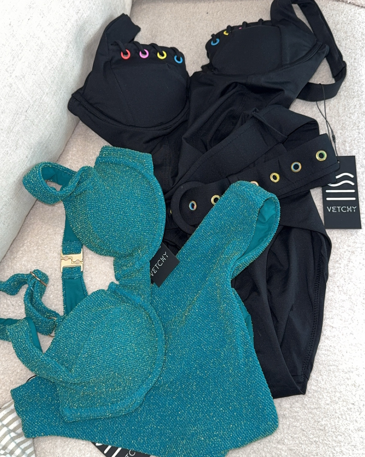 These just arrived! These cute Vetchy pieces are the perfect addition to my Miami packing list! 
How cute is the belt?! 
#vetchy #ad

#LTKSeasonal #LTKFindsUnder100 #LTKSwim