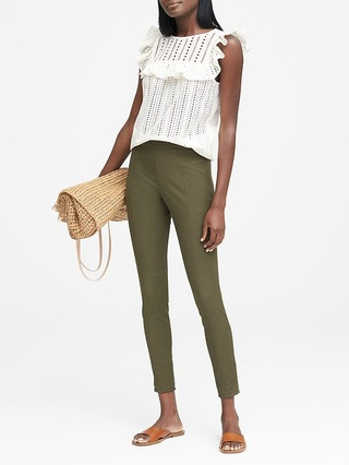 Devon Legging-Fit Bi-Stretch Utility Ankle Pant | Banana Republic US