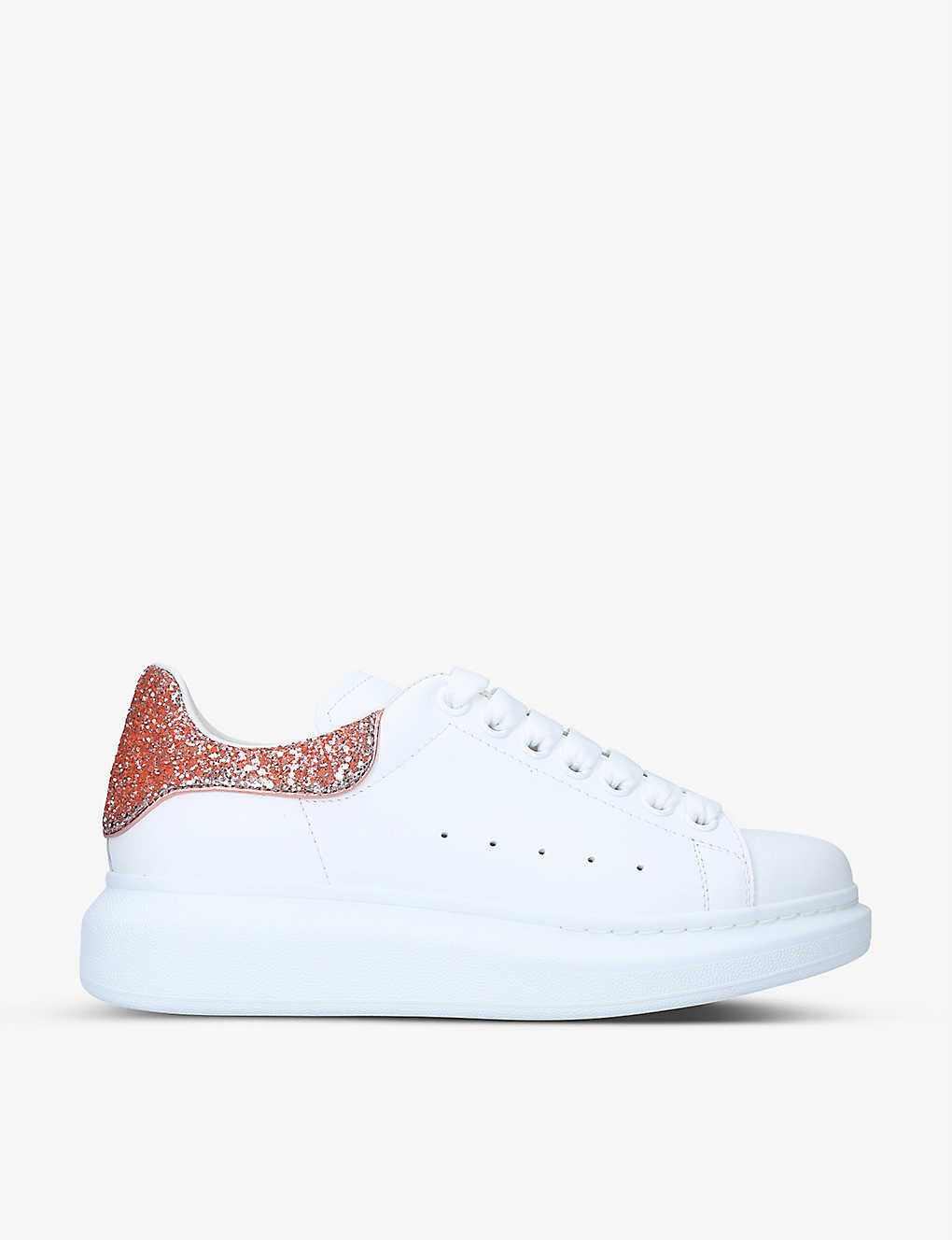 Women's Runway platform glitter-woven trainers | Selfridges