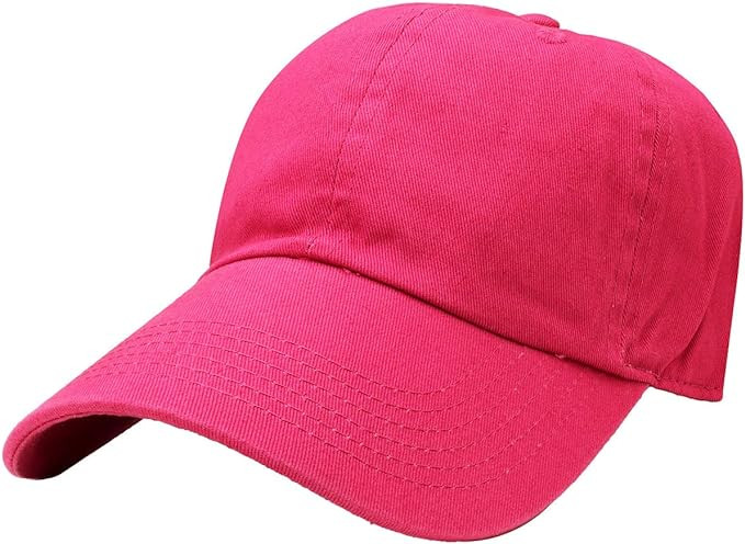 Falari Classic Baseball Cap Dad Hat 100% Cotton Soft Adjustable Size | Amazon (US)