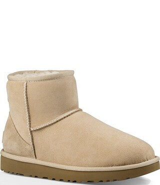 UGG Classic Mini II Suede Water Resistant Family Matching Ankle Booties | Dillard's | Dillard's