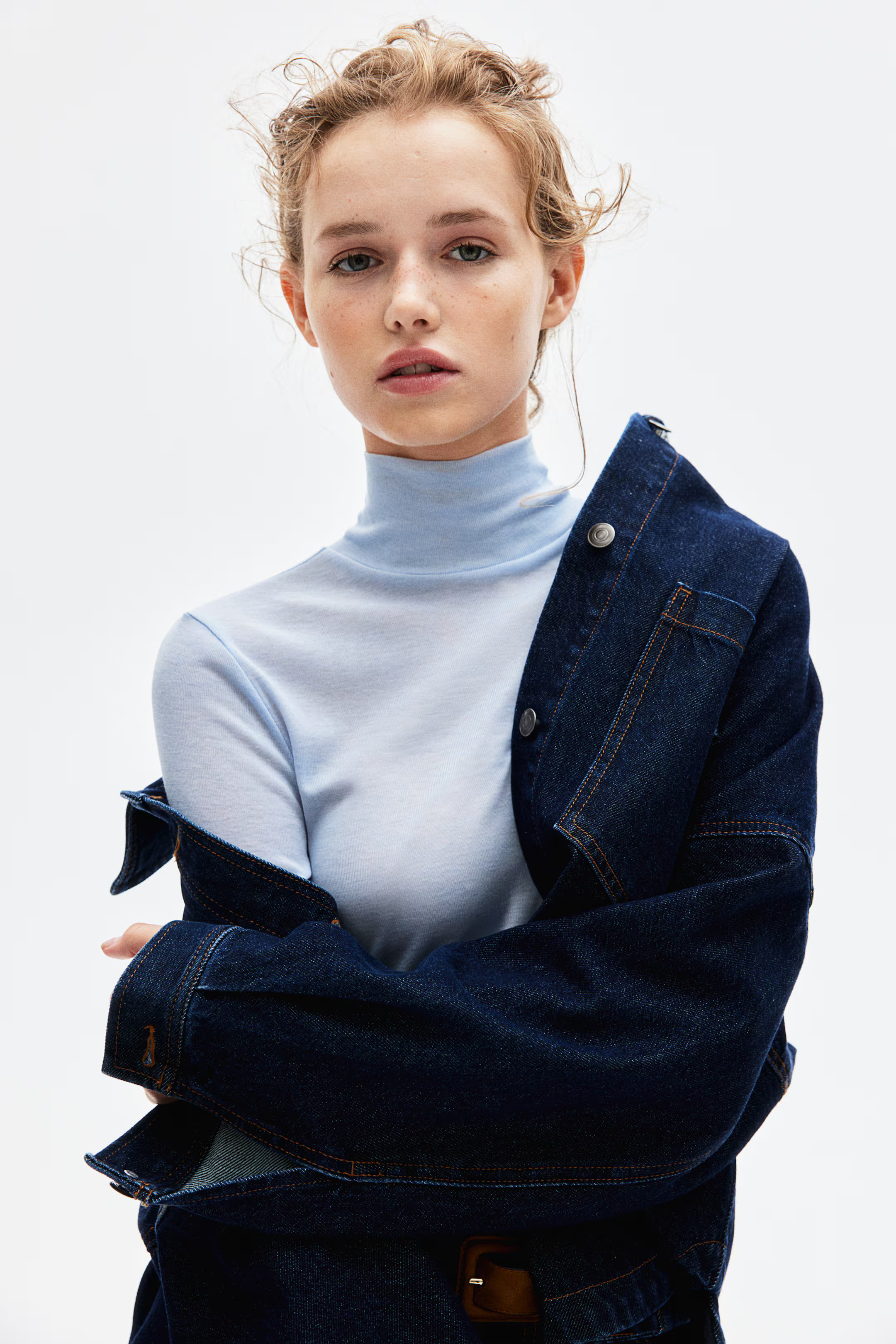 Modal-blend Turtleneck Top | H&M (US + CA)