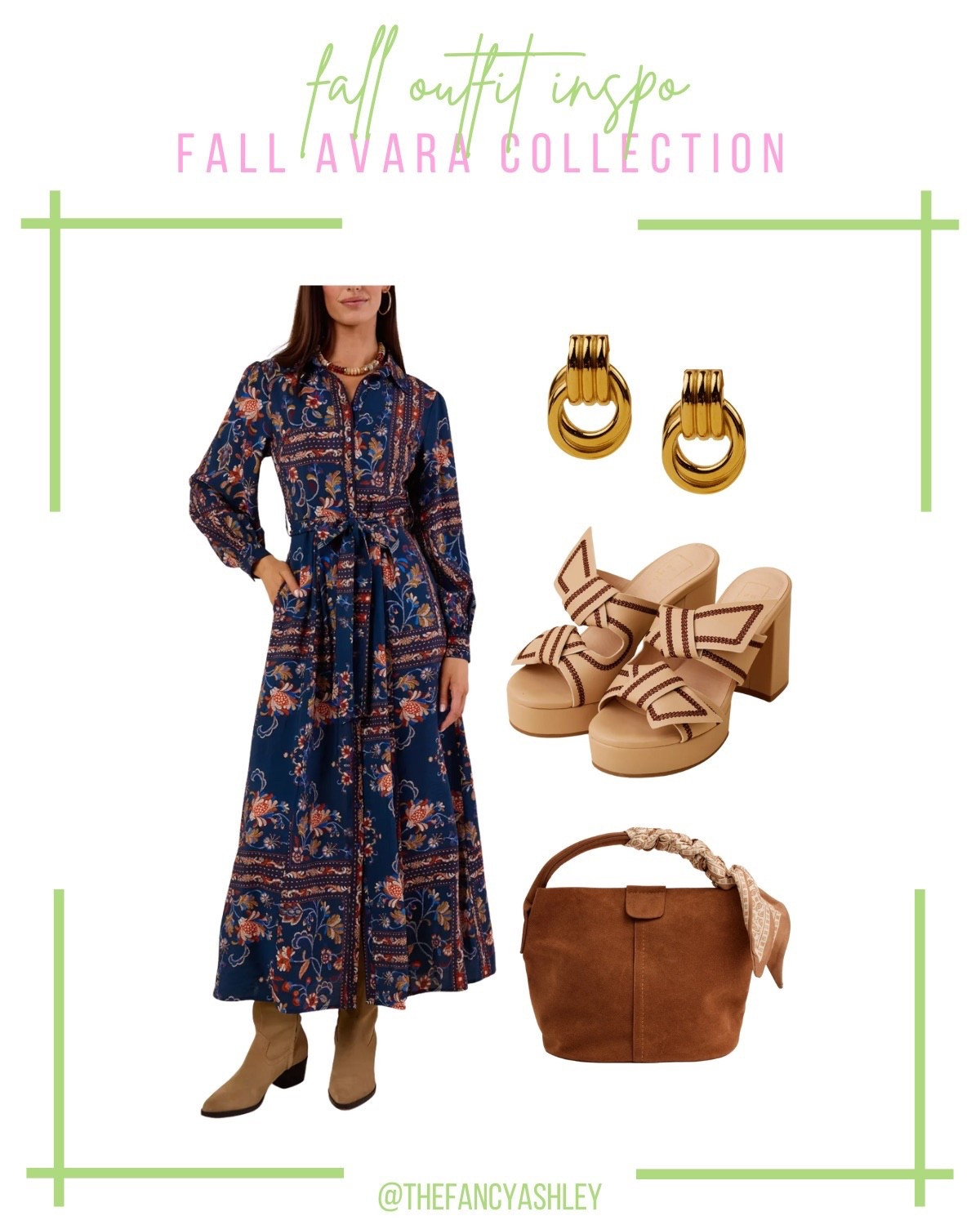 Fall outfit inspo from Avara's fall collection! Still so many amazing finds from the collection drop - love this maxi dress with gorgeous fall floral print and tie waist. Pair this with boots or flats for the perfect workwear, teacher outfit, or date night look. Obsessed! Grab 15% off your first order with code FANCY15.

#LTKSeasonal #LTKStyleTip