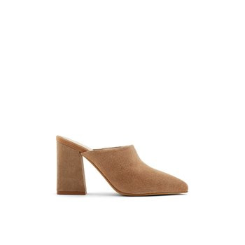 ALDO Acigossi - Women's Footwear Mules - Brown Suede - 5 | Aldo Shoes (US)