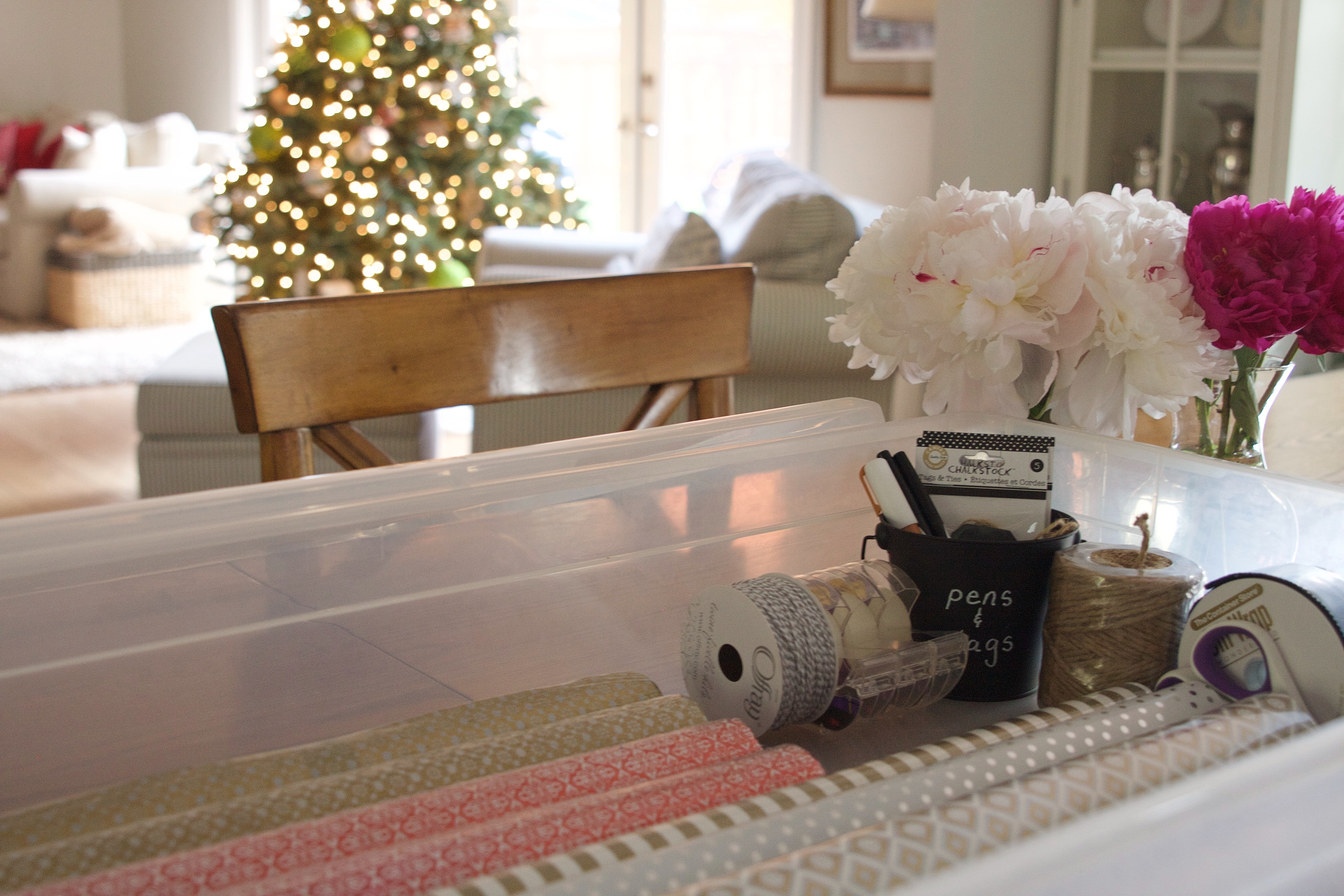 Time to get those gift wrap stations organized for those long wrapping sessions. Nothing is better than having everything organized in ONE spot. And I LOVE making mine portable! Using this underbed storage bin, you can add everything you need for wrapping and then tuck it out of sight when needed. And it's on sale! 

 #LTKHoliday #LTKSeasonal #LTKSaleAlert